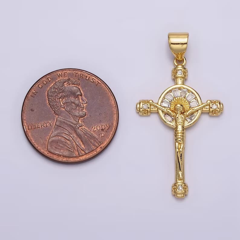 christiandiscipleshop Jesus Cross Crucifix Christian Faith Necklace