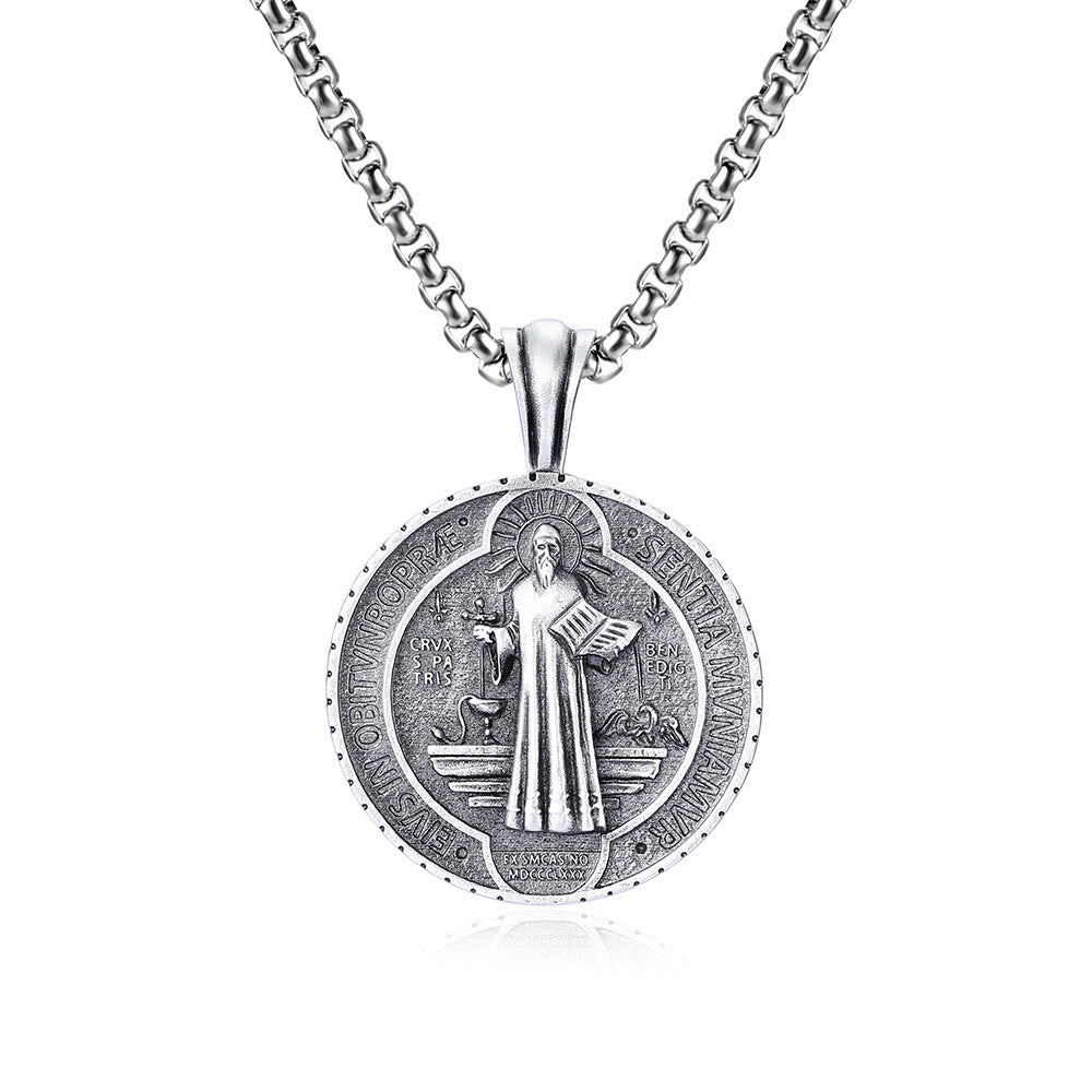 christiandiscipleshopthe St. Benedict Medal Protection Necklace