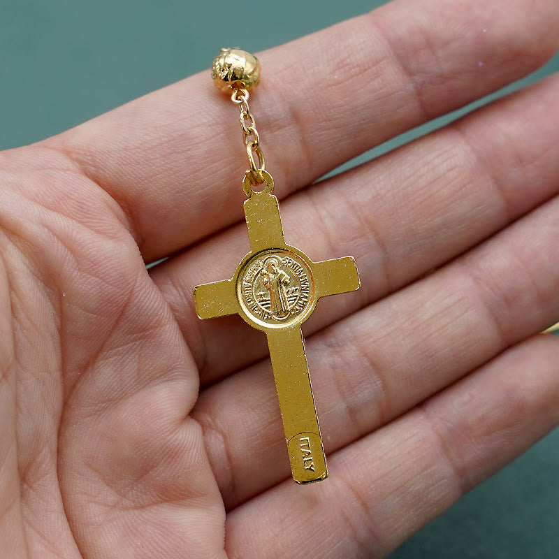 christiandiscipleshopSt. Benedict Golden Classic Rosary