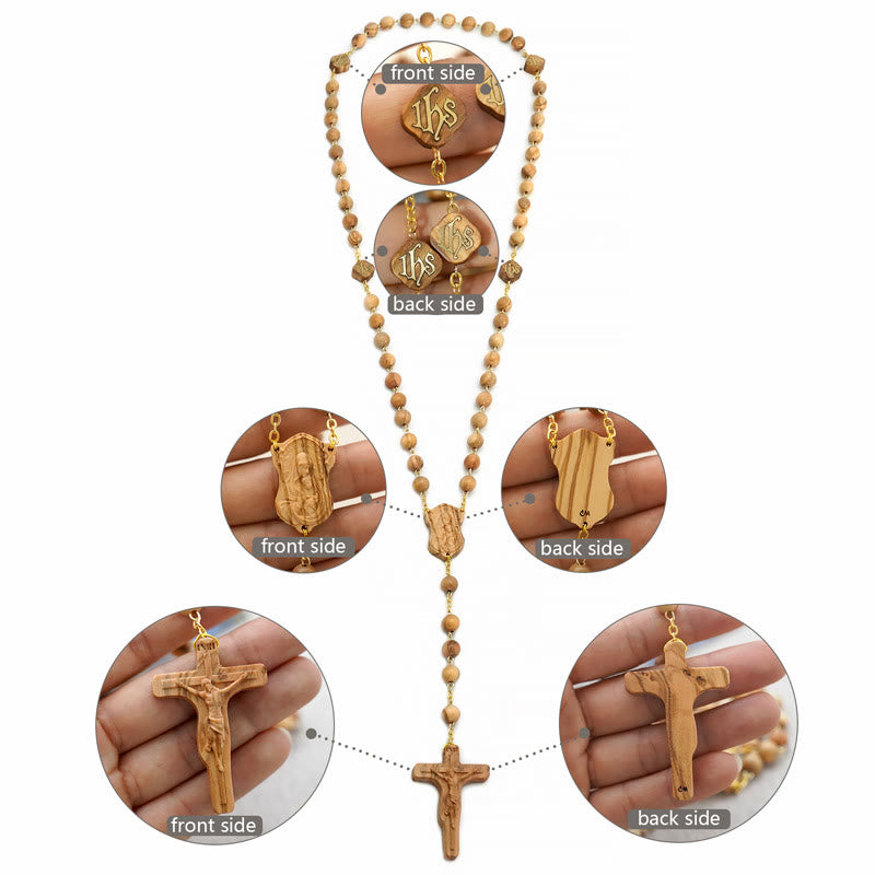 Christiandiscipleshop Quality Handmade Olive/Rosewood/Ebony Beads Prayer Rosary