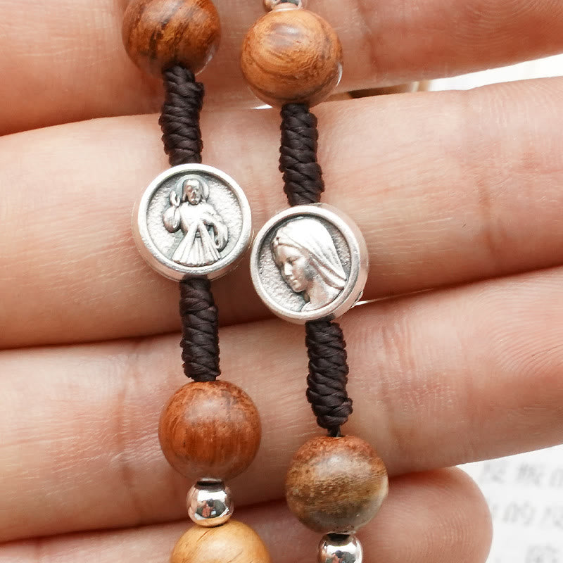 Christiandiscipleshop Evangelistic: Handmade Olive Wood Rosary of the Blessed Mother