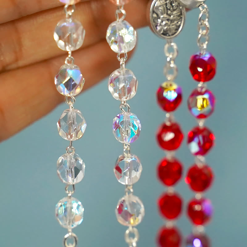 Christiandiscipleshop St. Michael the Archangel Crystal Blessing Rosary