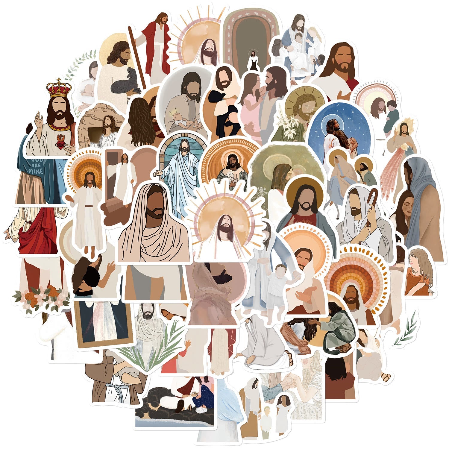 Christ Story Jesus Stickers DIY Waterproof Stickers