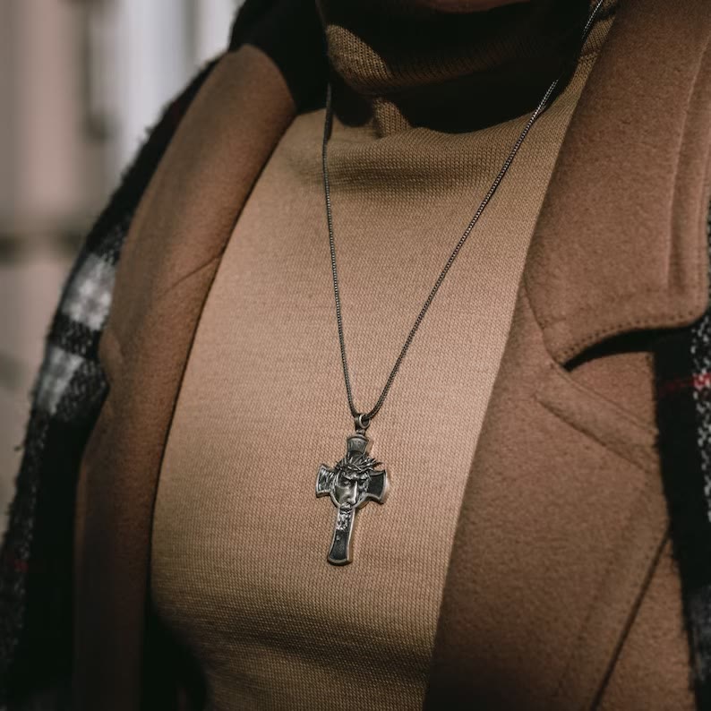 christiandiscipleshop Jesus Cross Jewelry Necklace