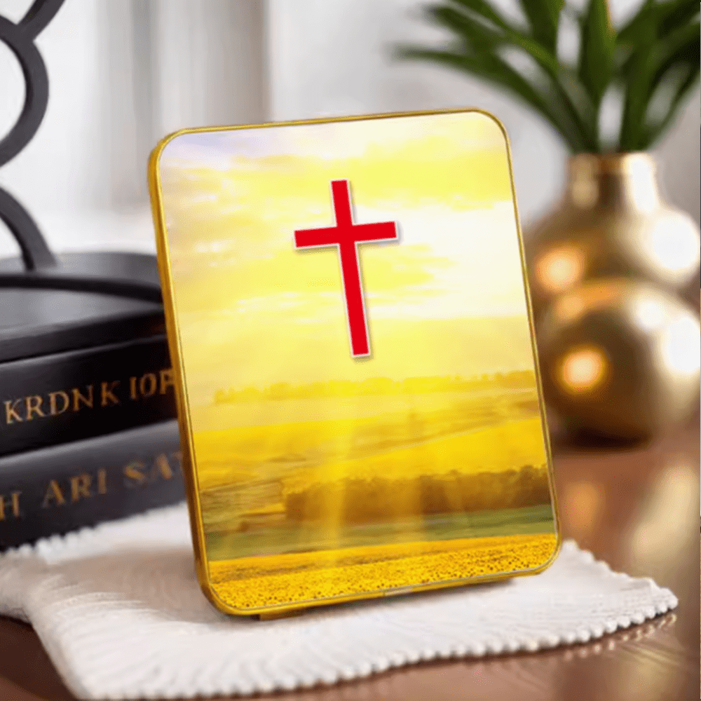 christiandiscipleshop Modern Style Multi-options Cross Decorative Painting Desktop Ornaments
