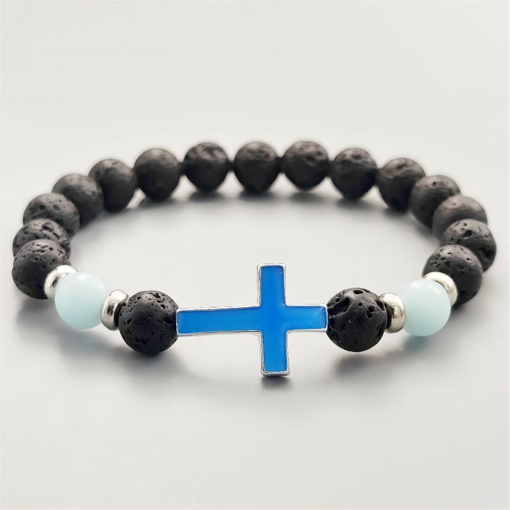 Christiandiscipleshop Glow in the Dark Cross Bracelet
