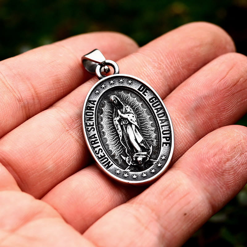 christiandiscipleshop The Patron Saint: Our Lady of Guadalupe Necklace