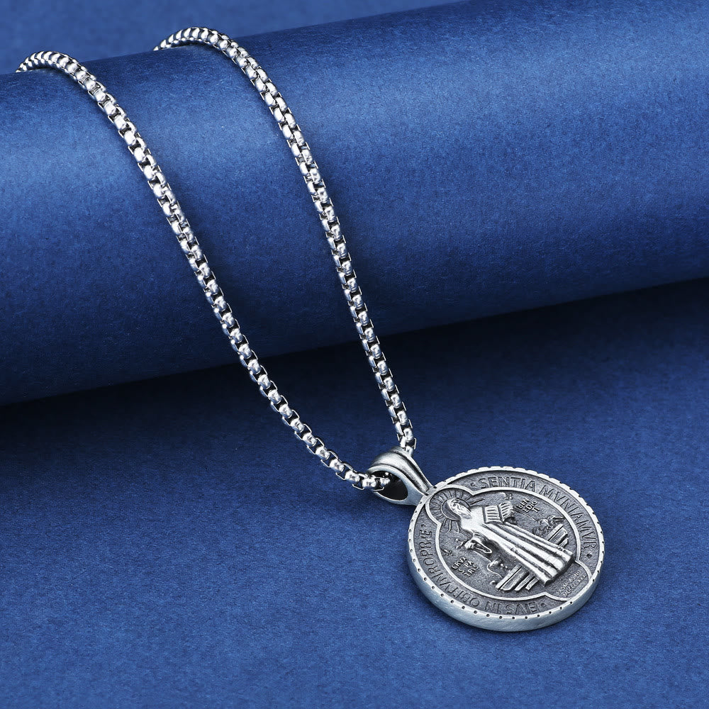 christiandiscipleshopthe St. Benedict Medal Protection Necklace