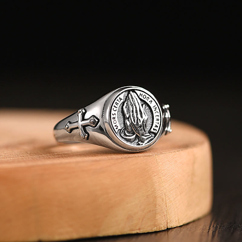 Christiandiscipleshop Praying Hands Adjustable Ring
