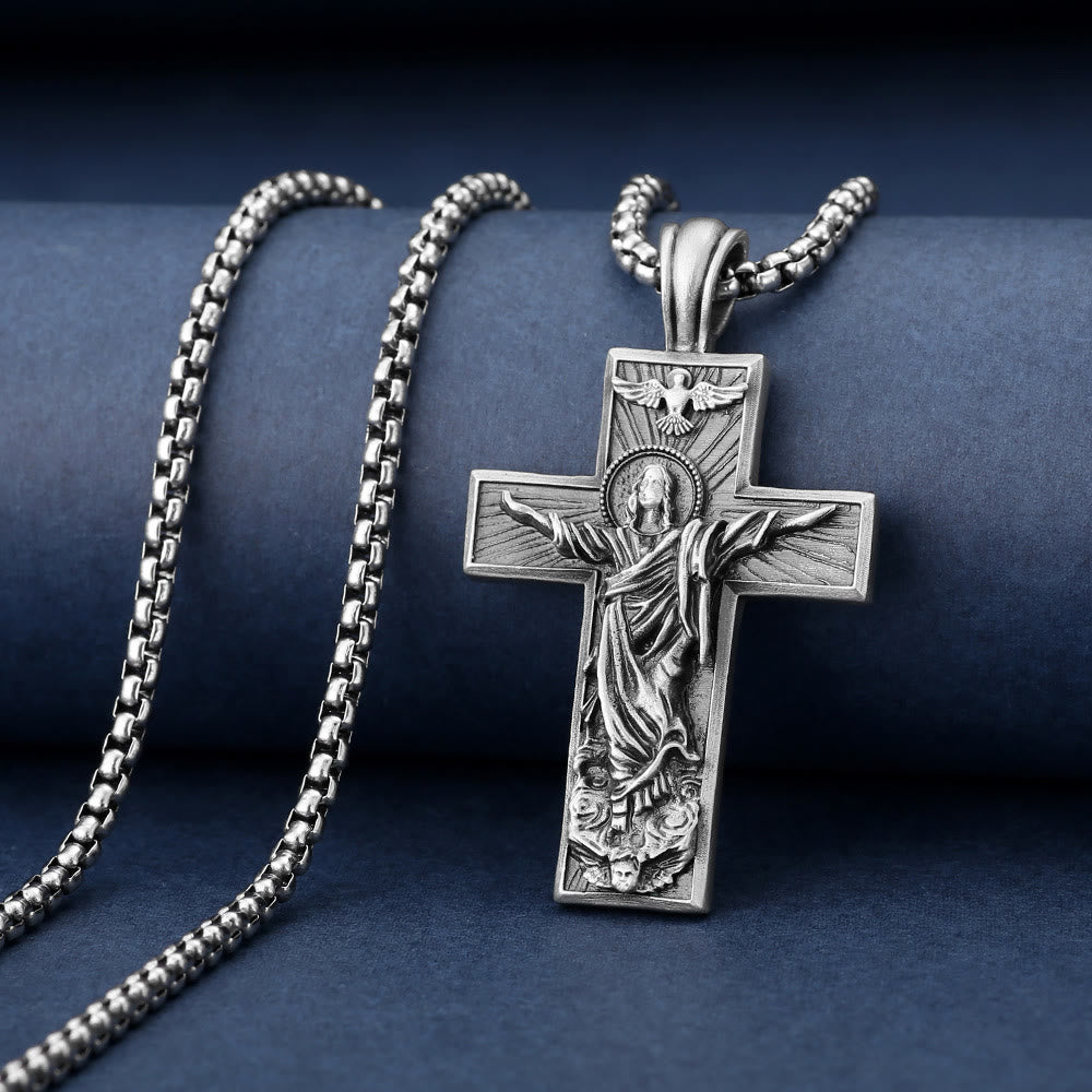 christiandiscipleshopthe Jesus Ascension Cross Necklace