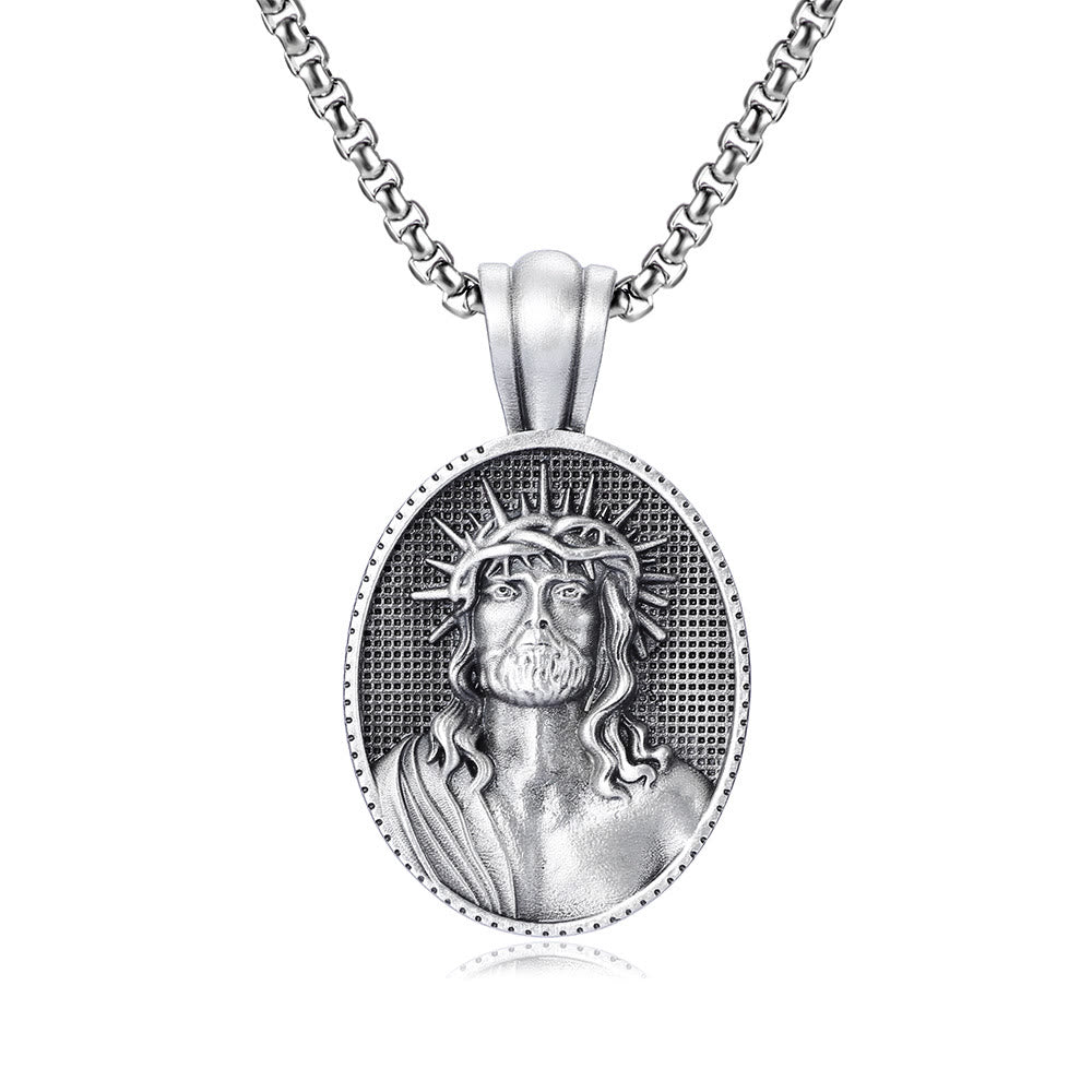 christiandiscipleshopthe Jesus Crown of Thorns Amulet Necklace
