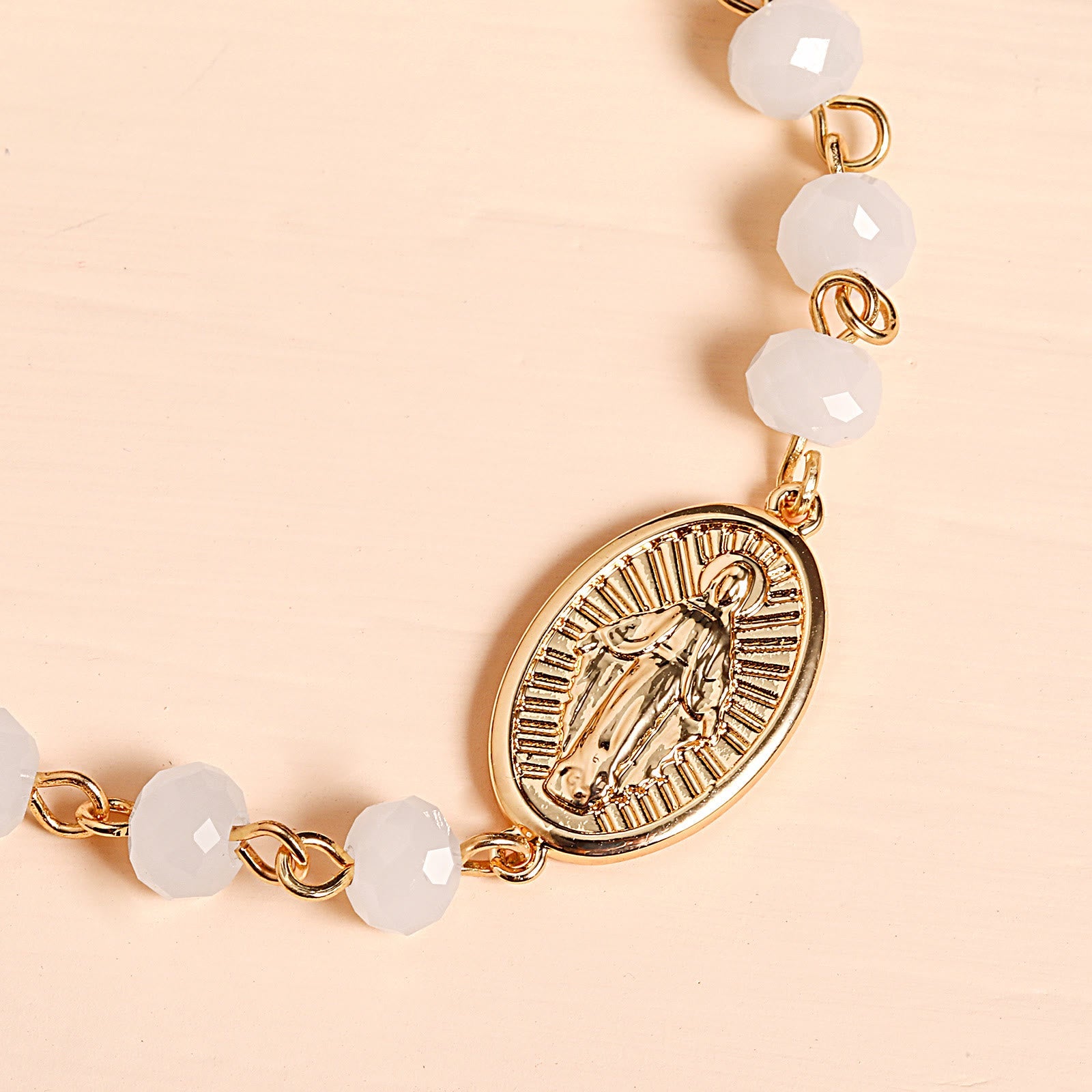 Christiandiscipleshop Crafted Miraculous Virgin Mary Charm Bracelet