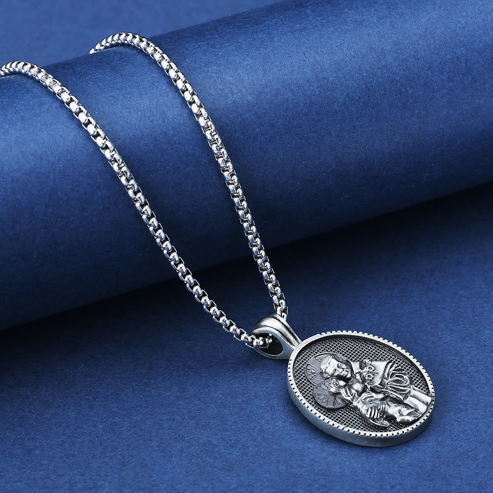christiandiscipleshopthe St. Anthony and the Child Jesus Pendant Necklace