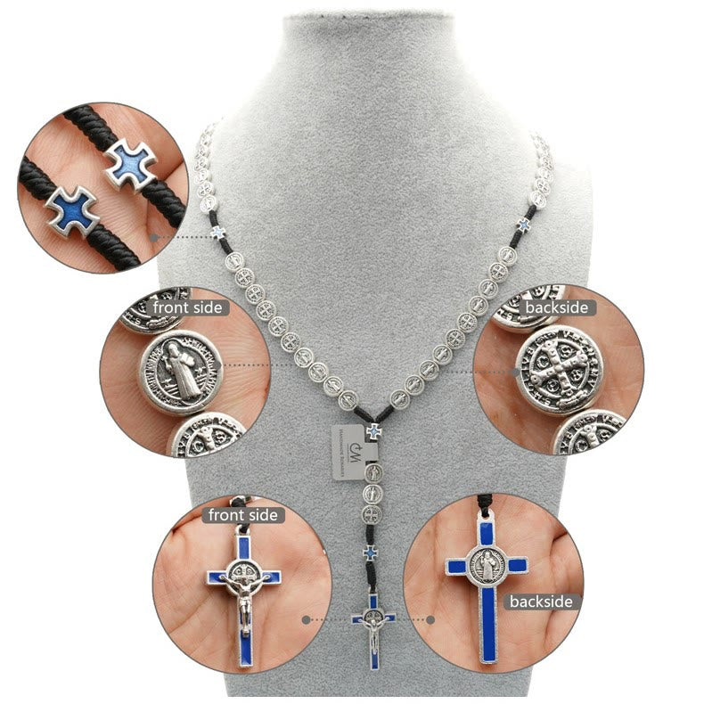 Christiandiscipleshop St. Benedict Rope a Decade Rosary for Exorcism/Praying (4 colors)