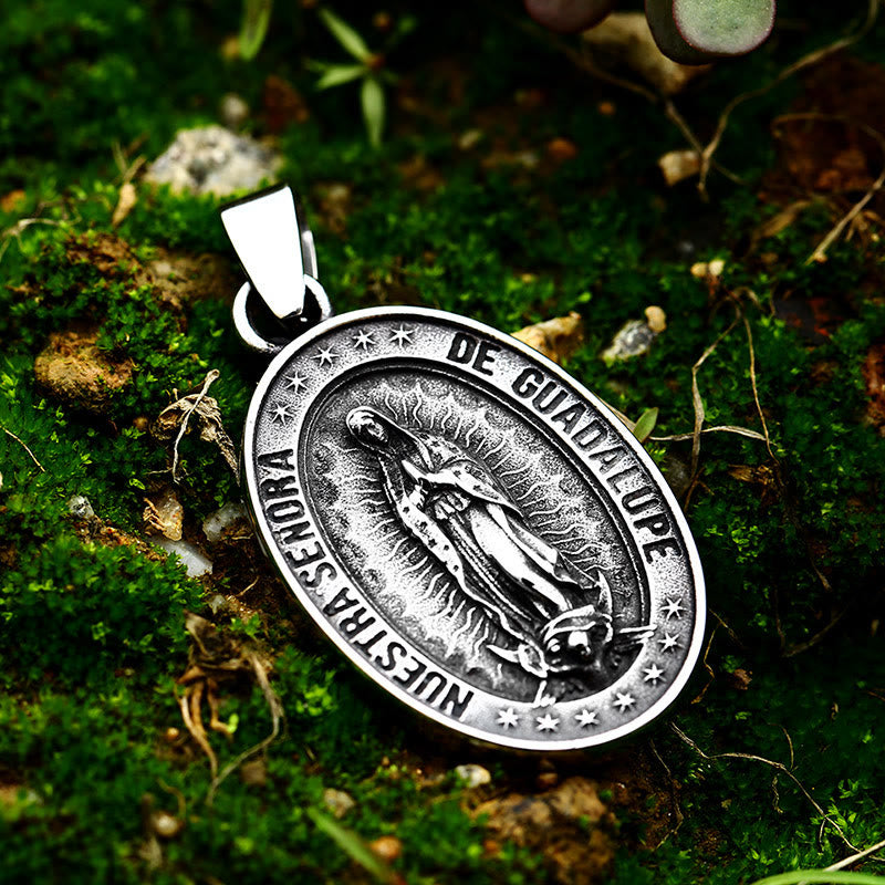 christiandiscipleshop The Patron Saint: Our Lady of Guadalupe Necklace
