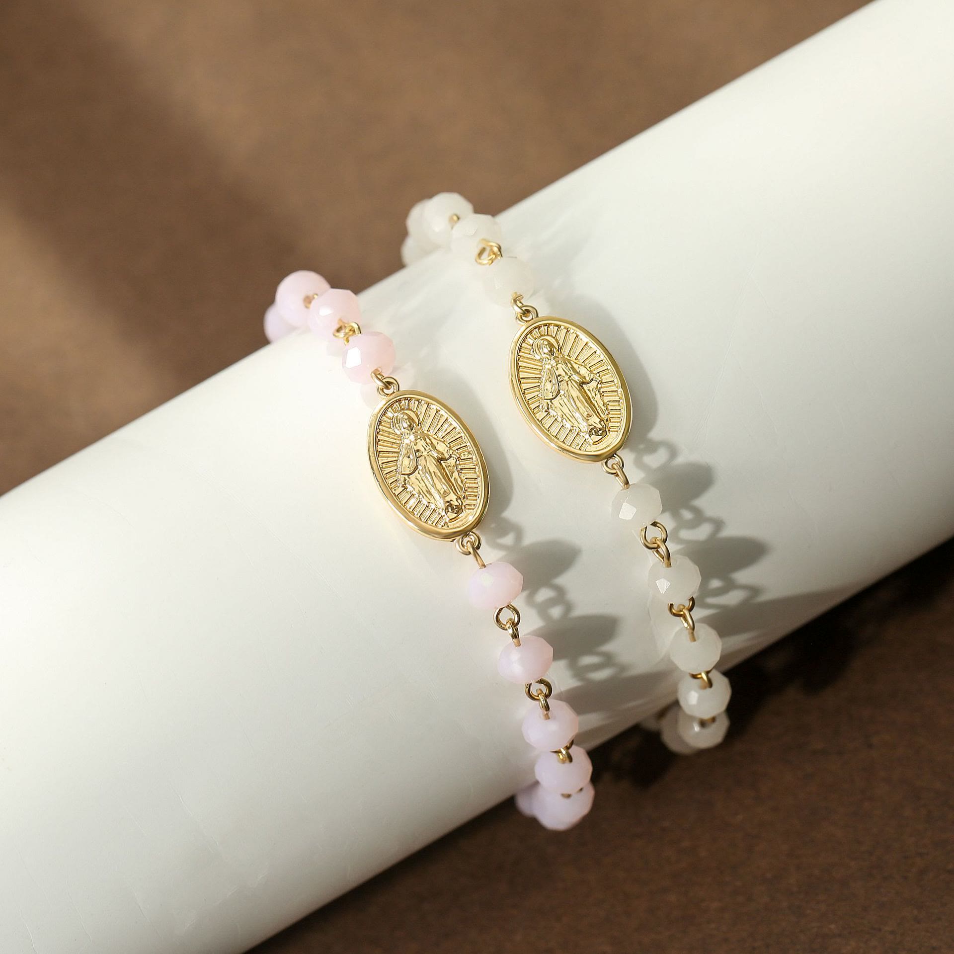 Christiandiscipleshop Crafted Miraculous Virgin Mary Charm Bracelet