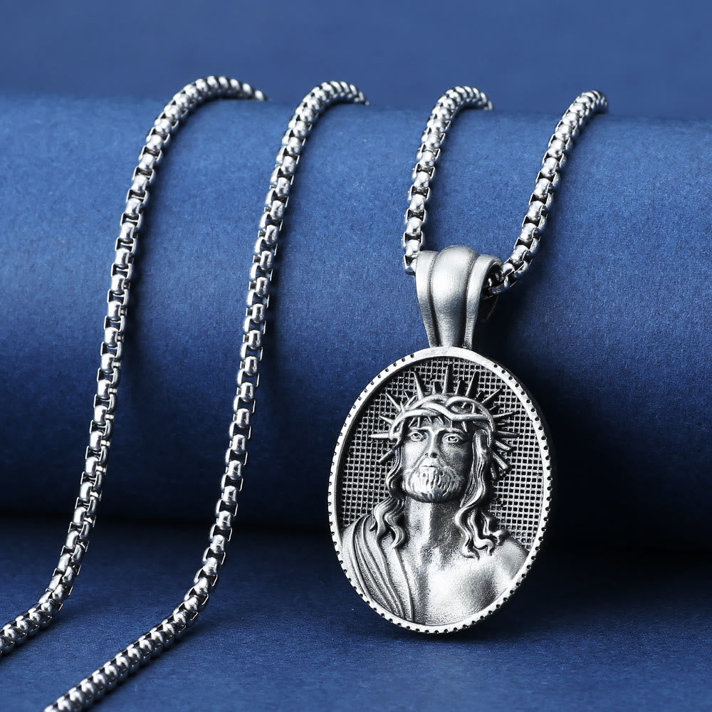 christiandiscipleshopthe Jesus Crown of Thorns Amulet Necklace