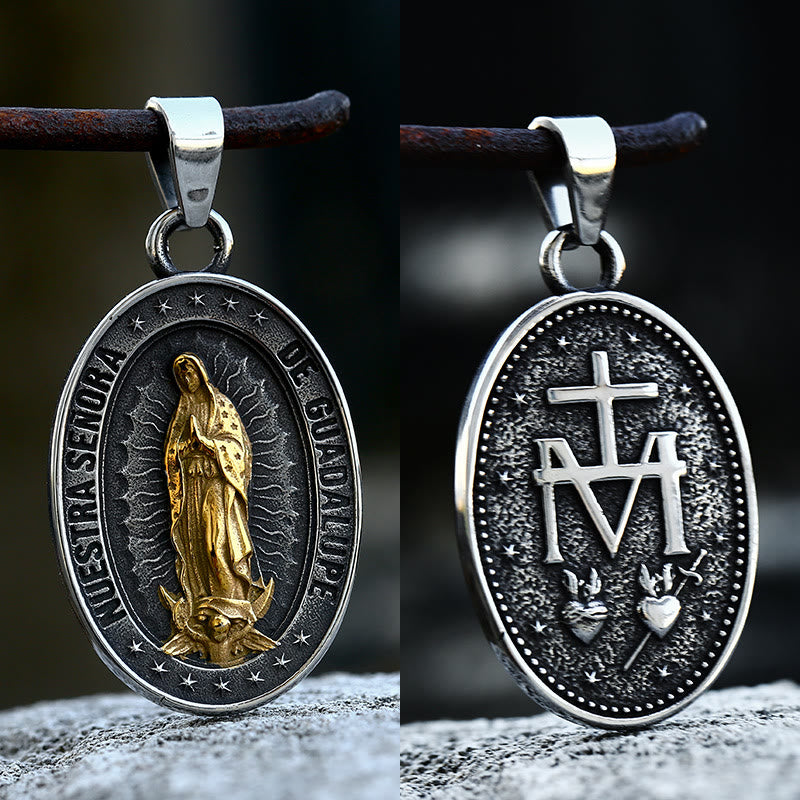 christiandiscipleshop The Patron Saint: Our Lady of Guadalupe Necklace