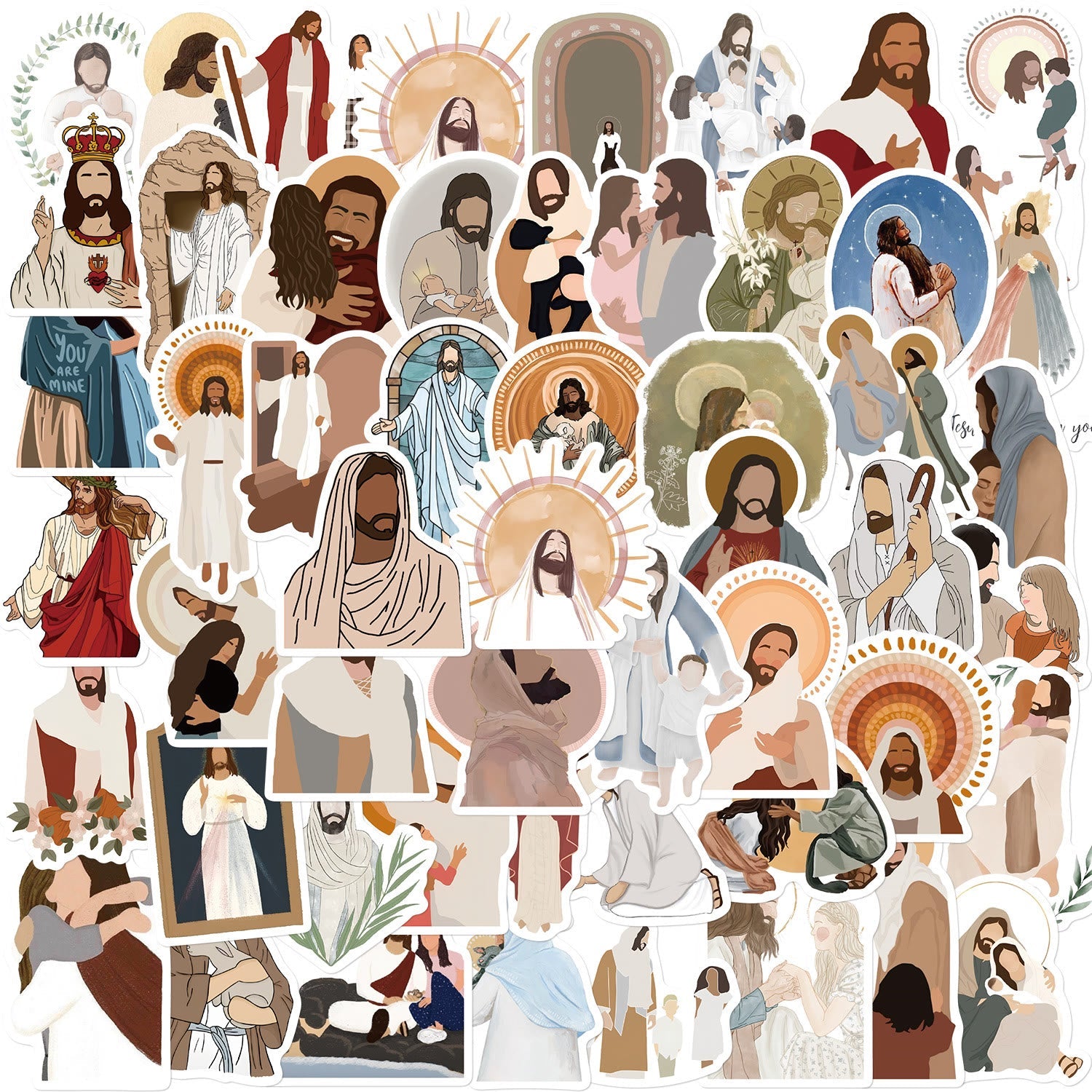 Christ Story Jesus Stickers DIY Waterproof Stickers