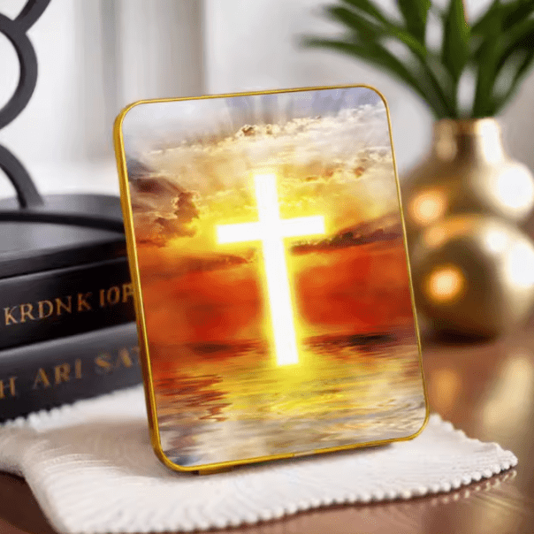 christiandiscipleshop Modern Style Multi-options Cross Decorative Painting Desktop Ornaments