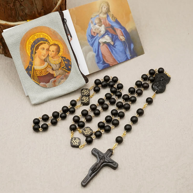 Christiandiscipleshop Quality Handmade Olive/Rosewood/Ebony Beads Prayer Rosary