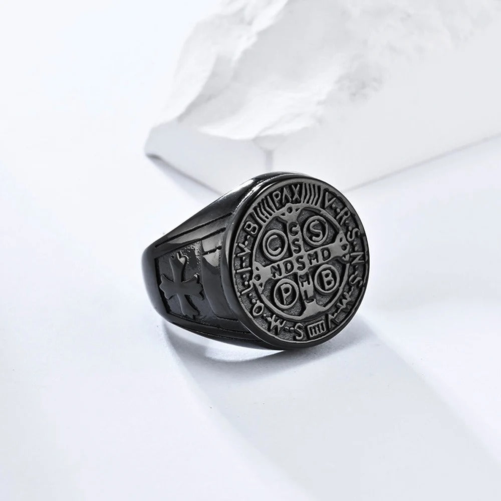 Christiandiscipleshop St. Benedict the Protector Ring