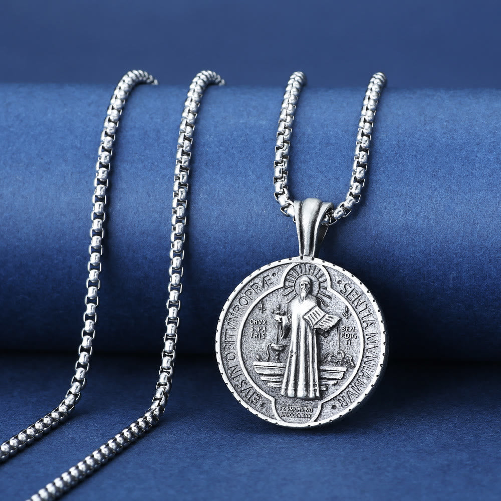 christiandiscipleshopthe St. Benedict Medal Protection Necklace
