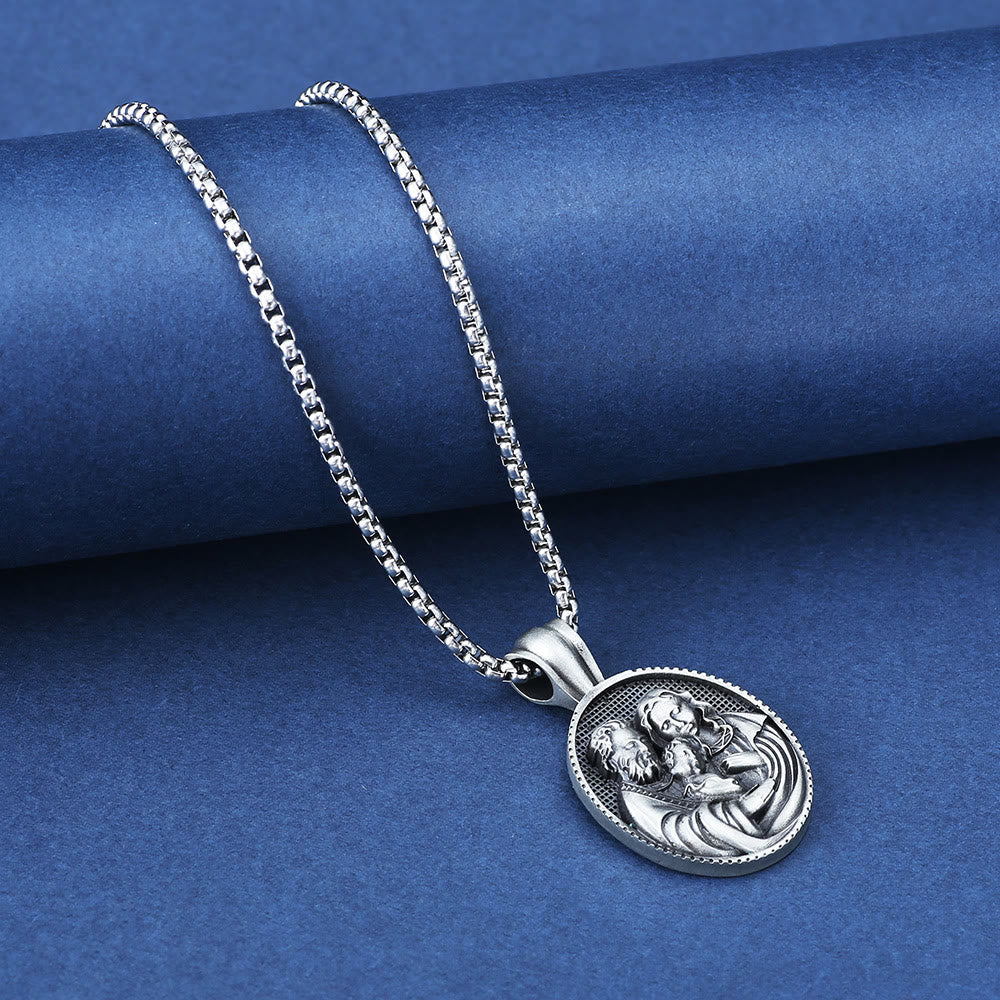 christiandiscipleshopthe The Holy Family Amulet Necklace
