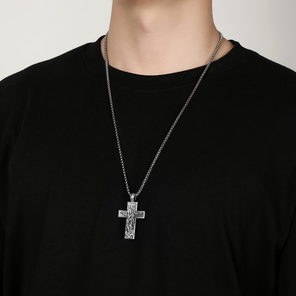 christiandiscipleshopthe Jesus Ascension Cross Necklace