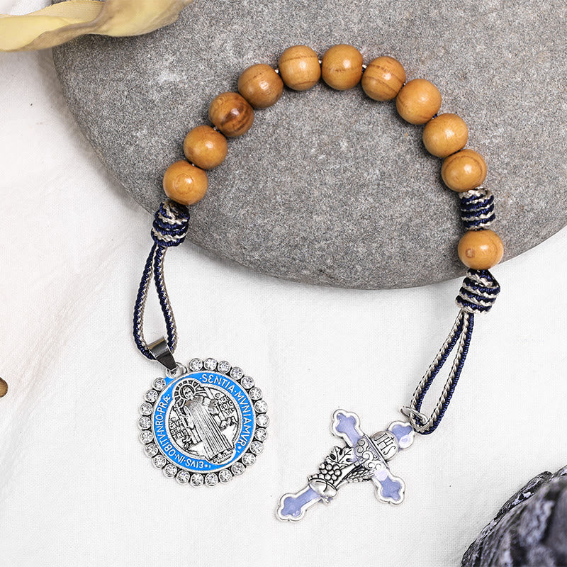 Jesus Hominum Salvator: Olive Wood One Decade Rosary