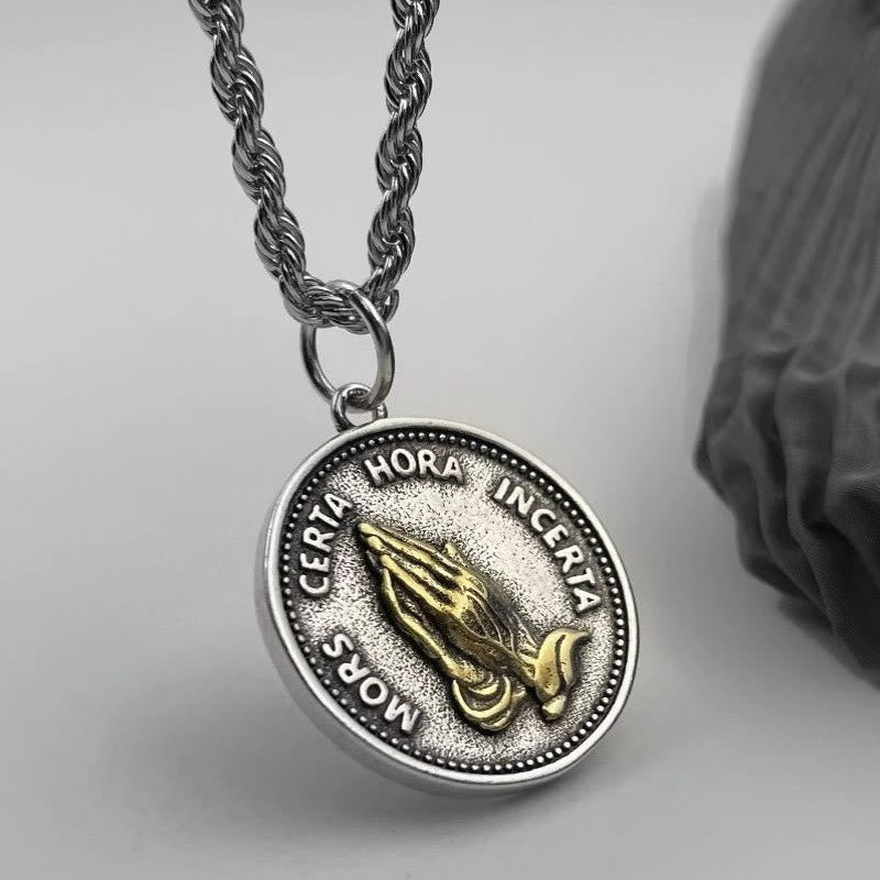 Christiandiscipleshop Cubic Praying Hands Charm Necklace