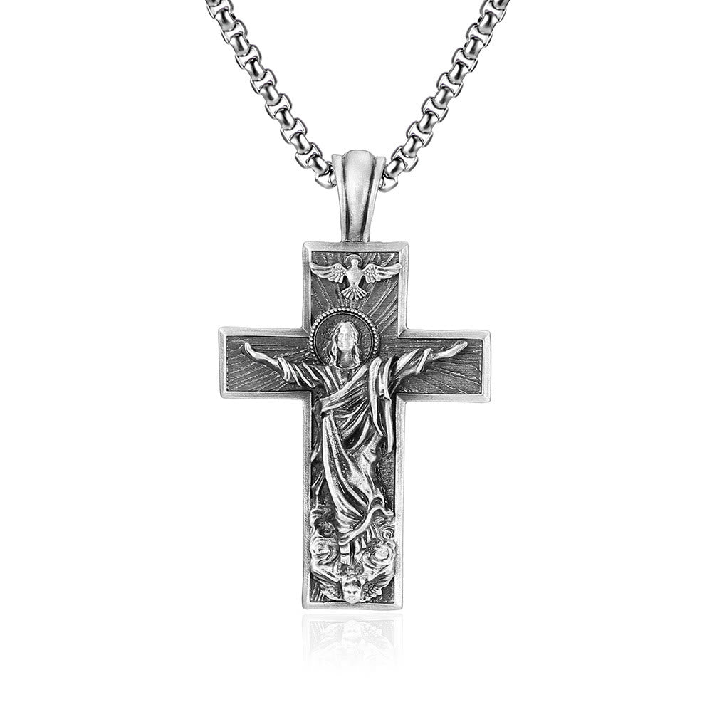 christiandiscipleshopthe Jesus Ascension Cross Necklace