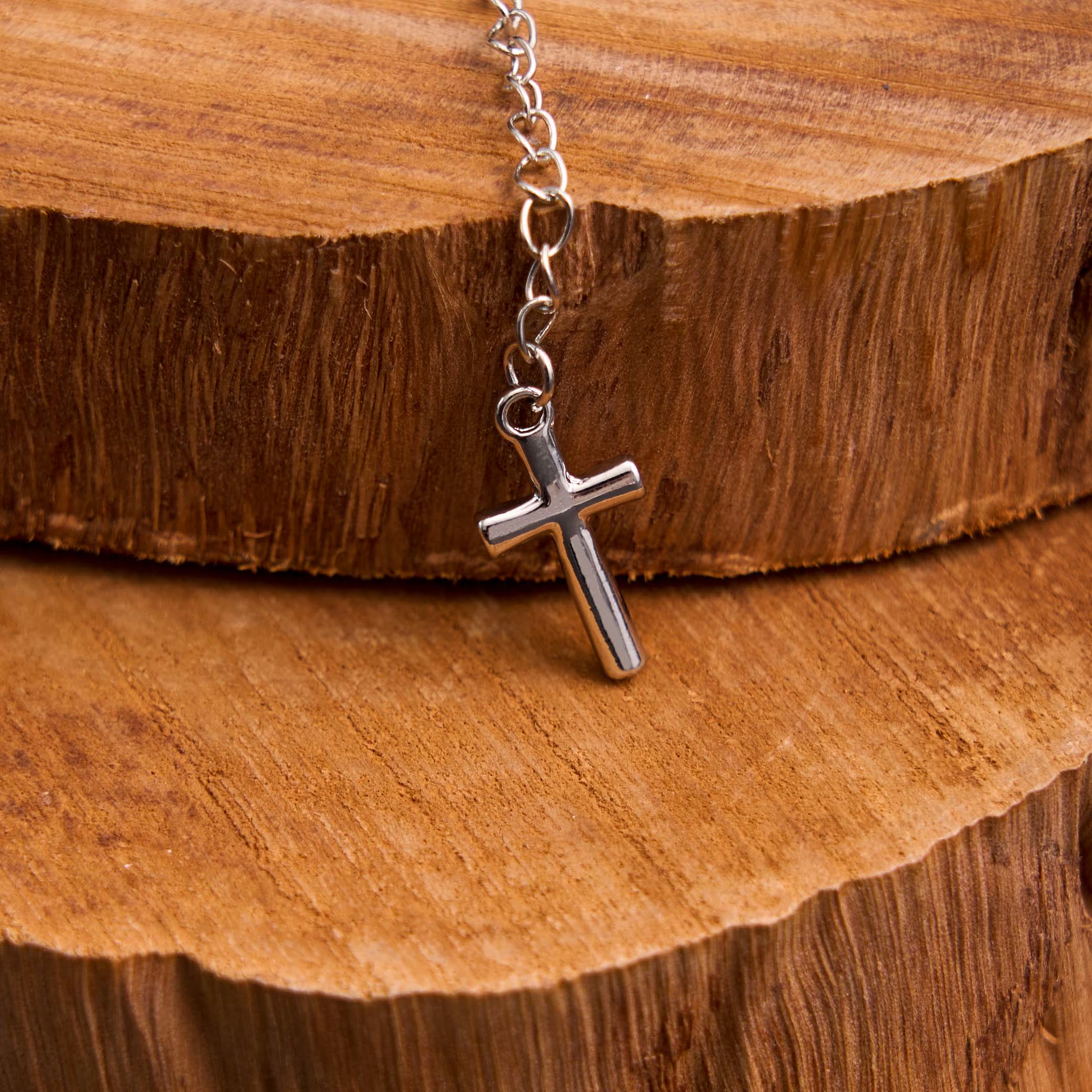christiandiscipleshop Virgin Mary Medal & Cross Adjustable Simple Casual Bracelet