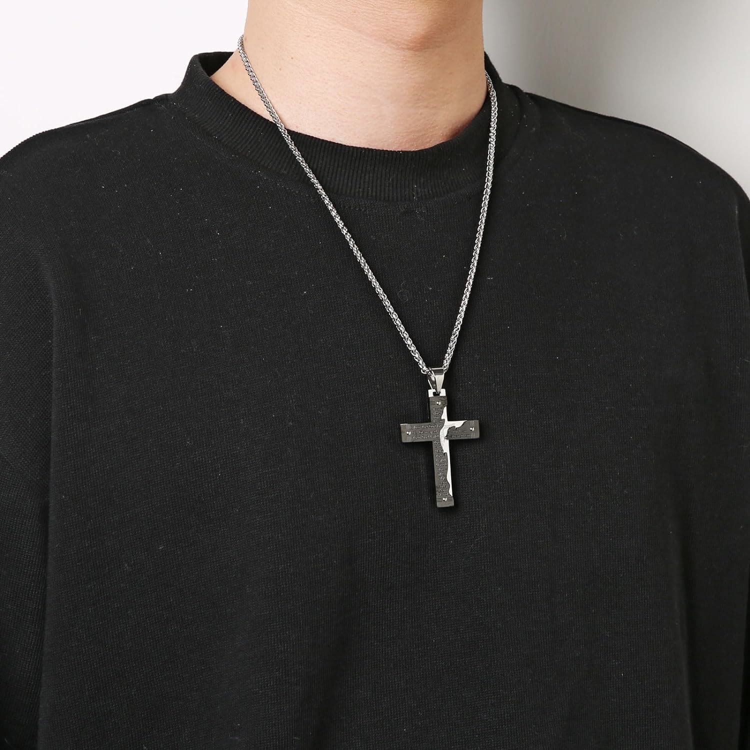 christiandiscipleshop Jesus christiandiscipleshop Crucifix Religion Cross Pendant Necklace