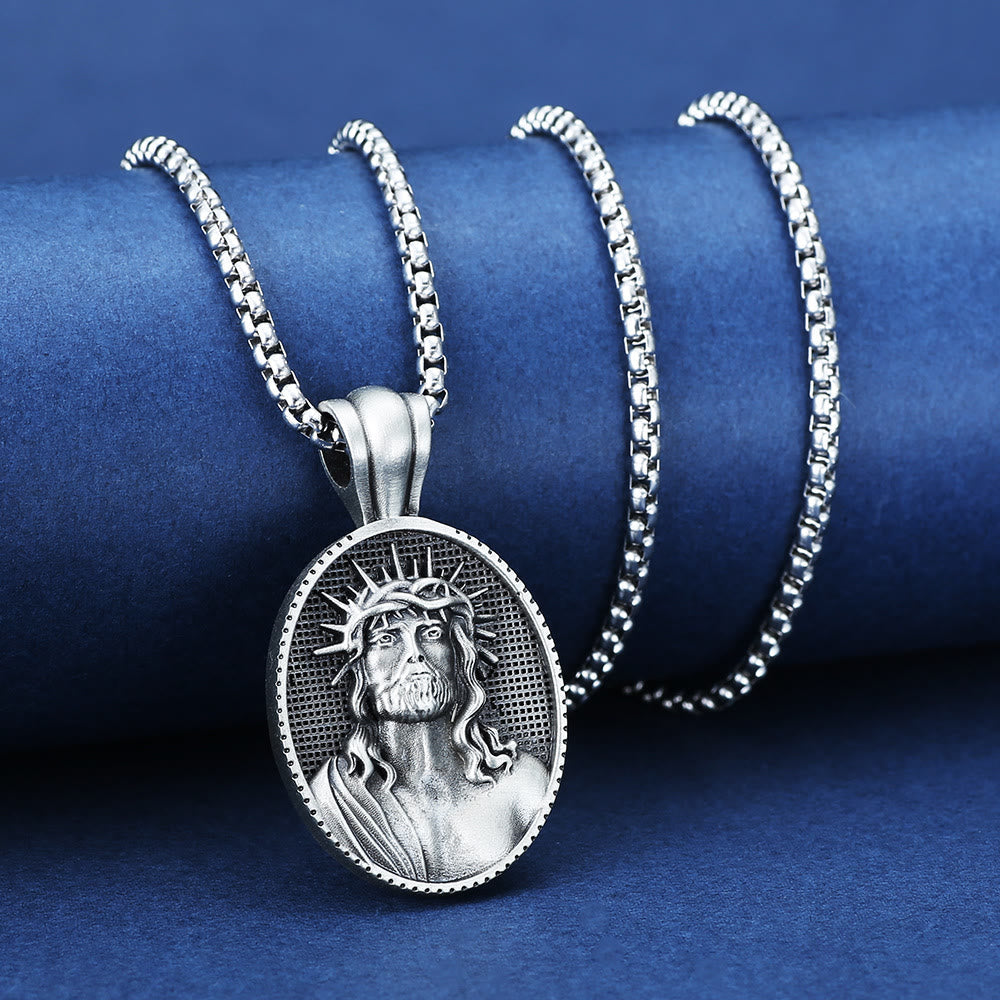 christiandiscipleshopthe Jesus Crown of Thorns Amulet Necklace