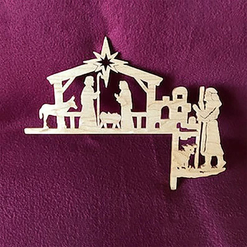 Christiandiscipleshop Nativity Scene Ornament Door Frame