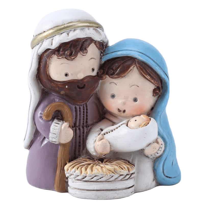 Christiandiscipleshop Nativity Holy Family Ornaments A
