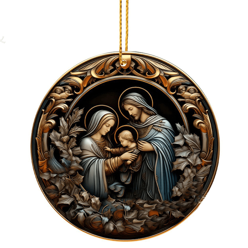 Christiandiscipleshop Nativity Christmas Blessing Hanging Ornaments B