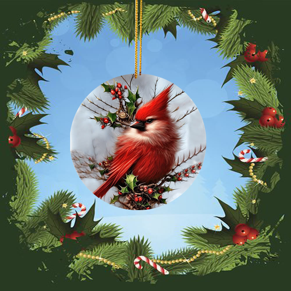 Christiandiscipleshop Realistic Styles Northern Cardinal Christian Hanging Ornaments B