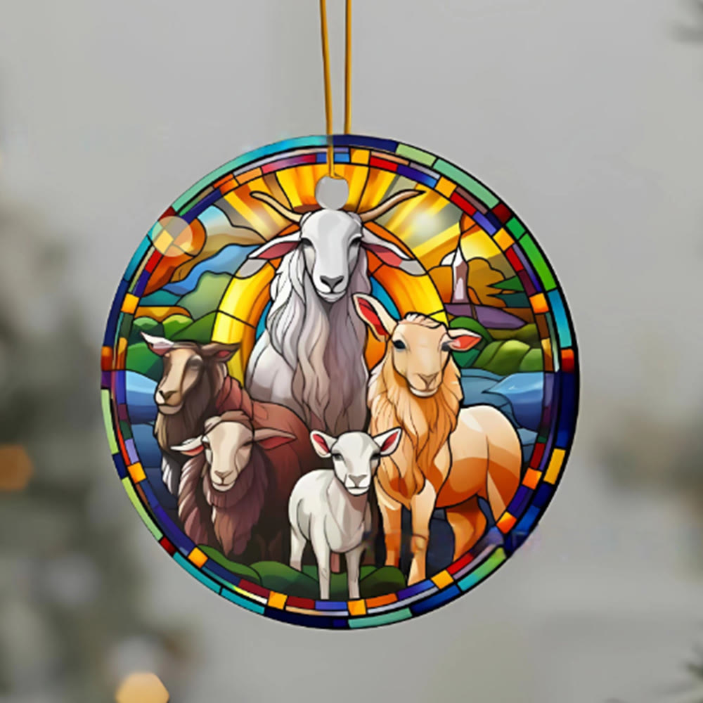 Christiandiscipleshop Stained Glass Styles Christian Element Hanging Ornaments A