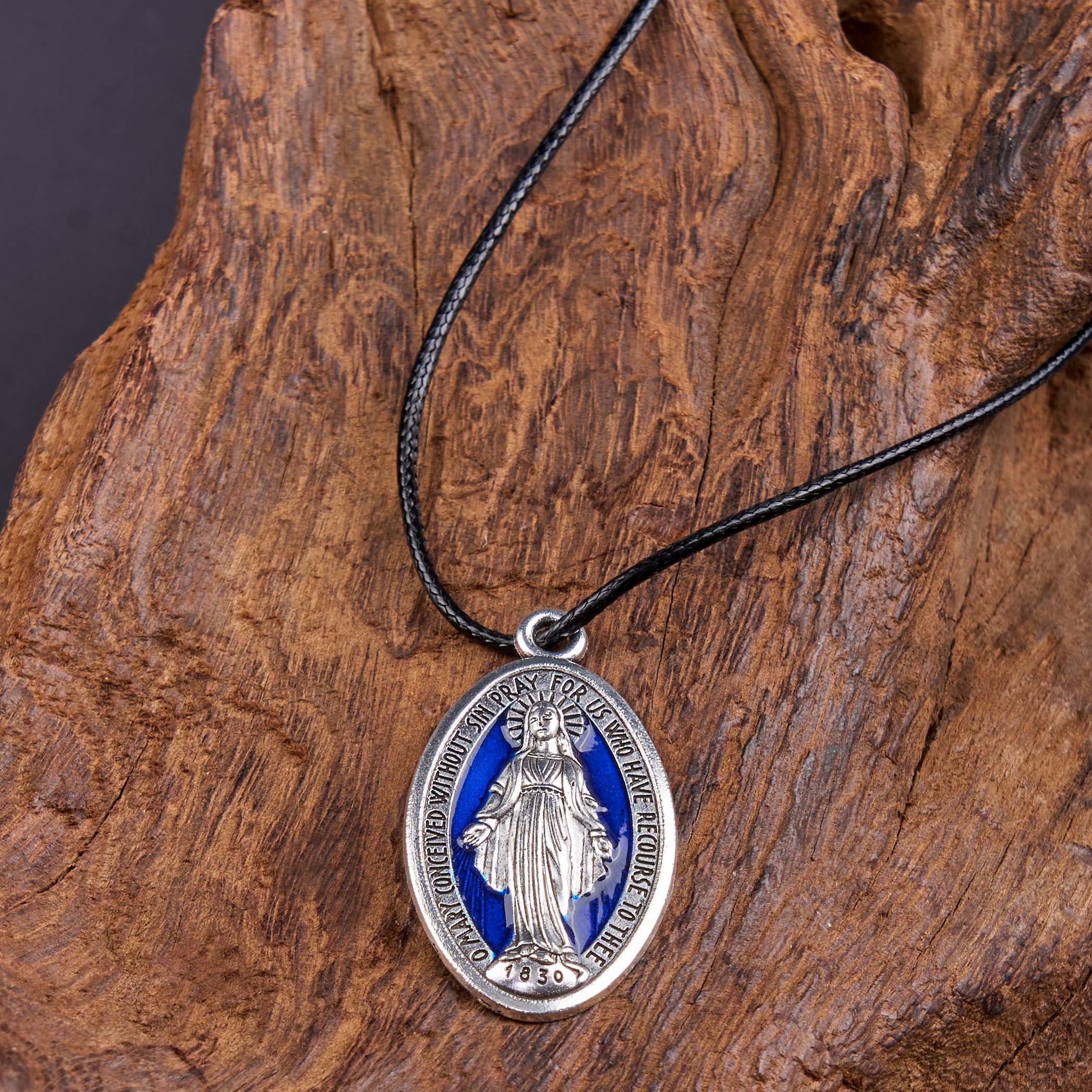 Christiandiscipleshop Classic Style Miraculous Medal of Our Lady Pendant Necklace