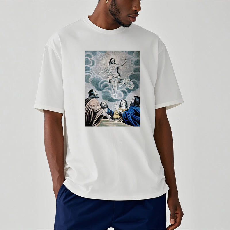 Christiandiscipleshop Classic Style The Ascension Short Sleeve Washed T-shirt