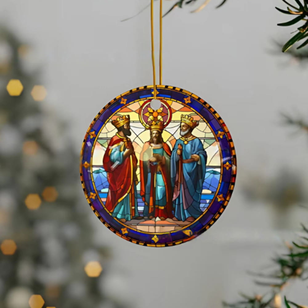 Christiandiscipleshop Stained Glass Styles Christian Element Hanging Ornaments E
