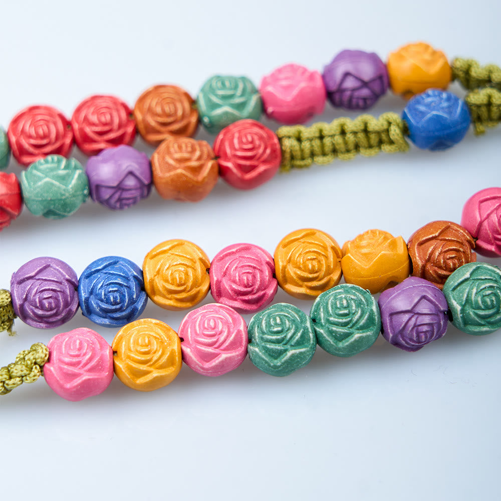 Christiandiscipleshop Multicolor Prayer Rose Beads Rosary