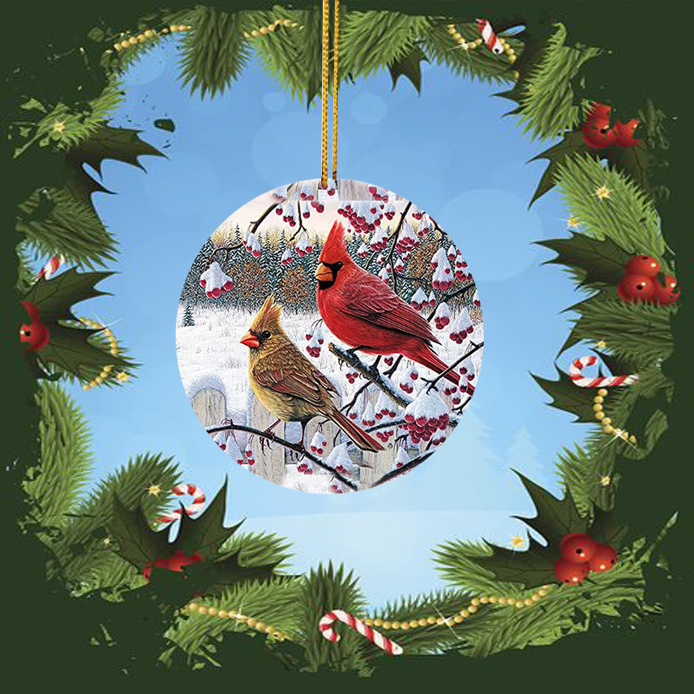 Christiandiscipleshop Realistic Styles Northern Cardinal Christian Hanging Ornaments C