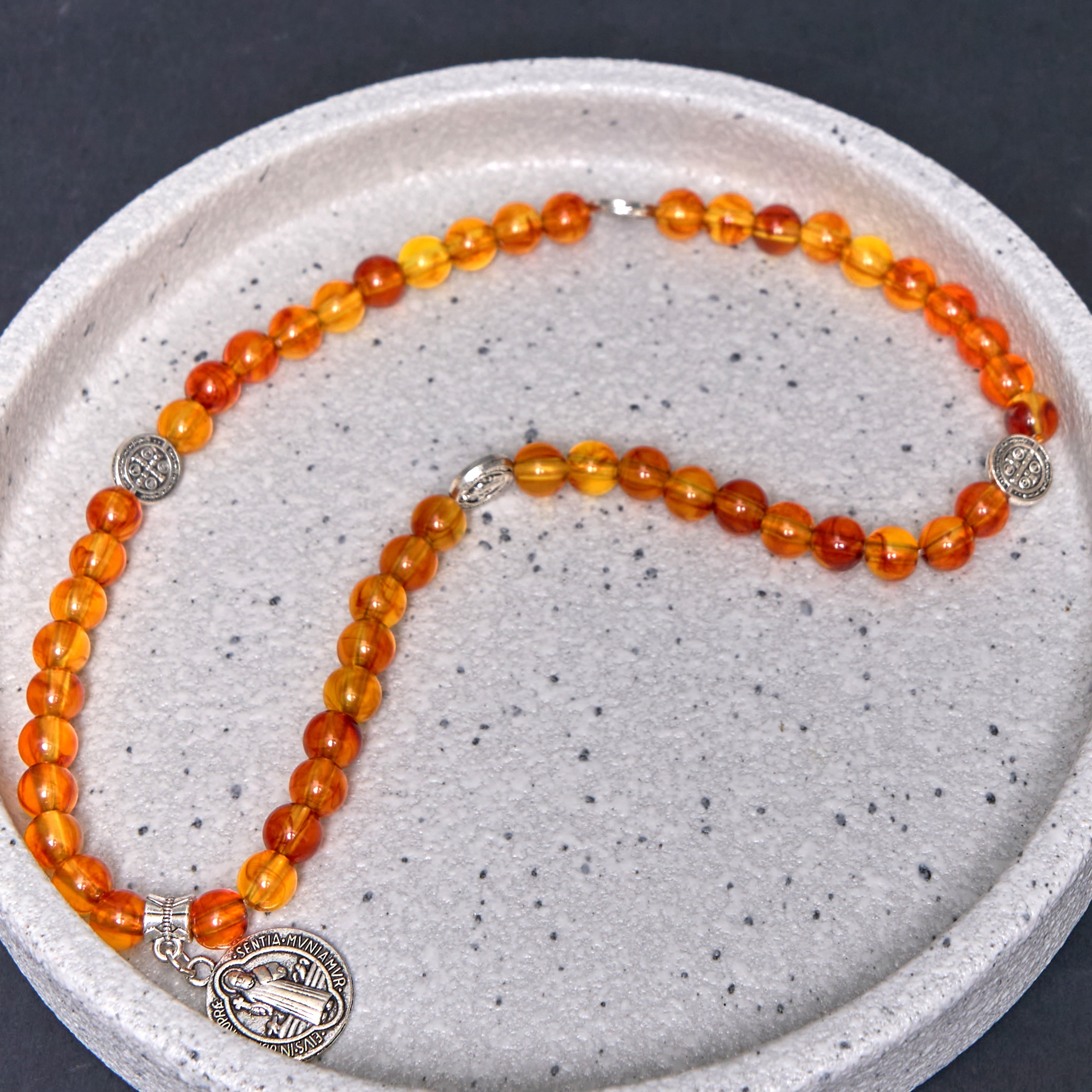 Christiandiscipleshop Classic Style St. Benedict Medal Rosary Bracelet