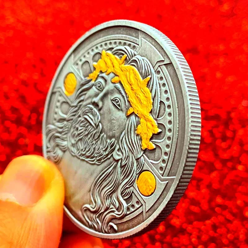 Christiandiscipleshop Classic Style the Jesus Crown of Thorns Protection Strengthen Connection Coin