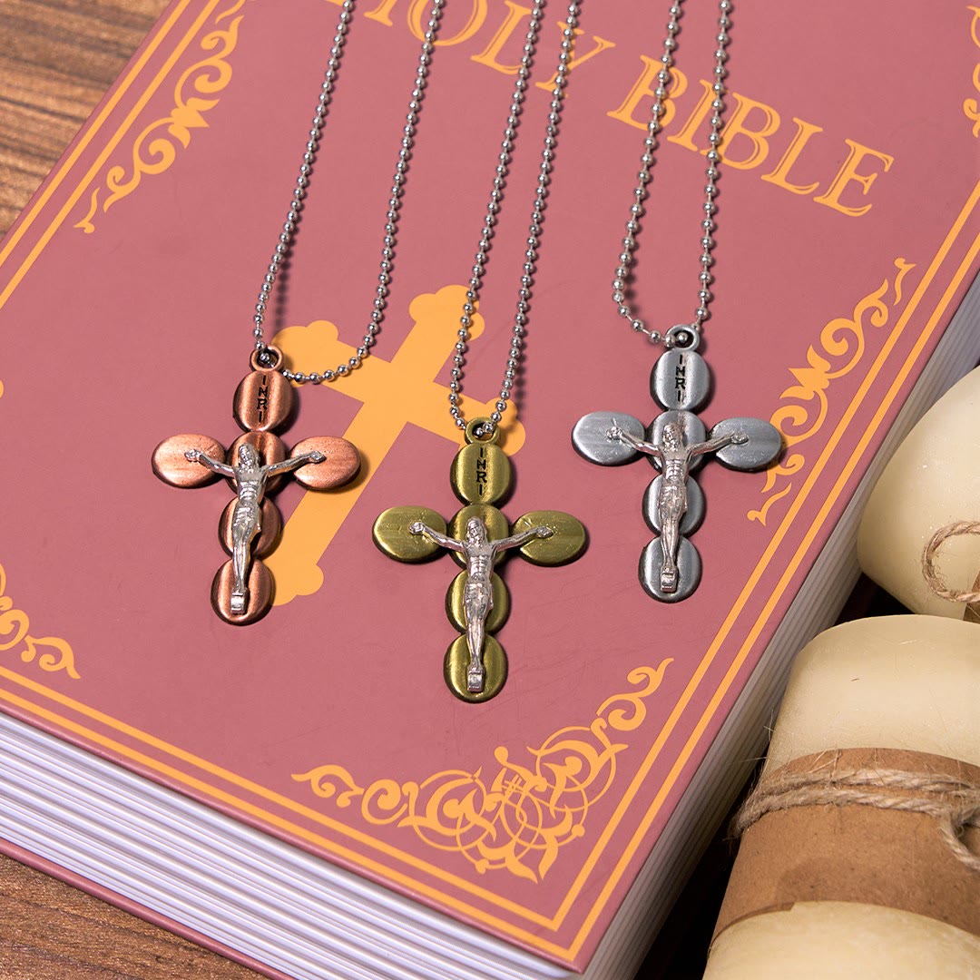 Christiandiscipleshop Simple Style Crucifx Protective Religion Amulet Pendant Necklace