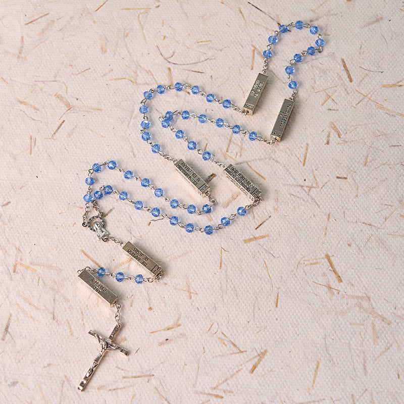 christiandiscipleshop The Mysteries Rosary Engraved Mystery Bar