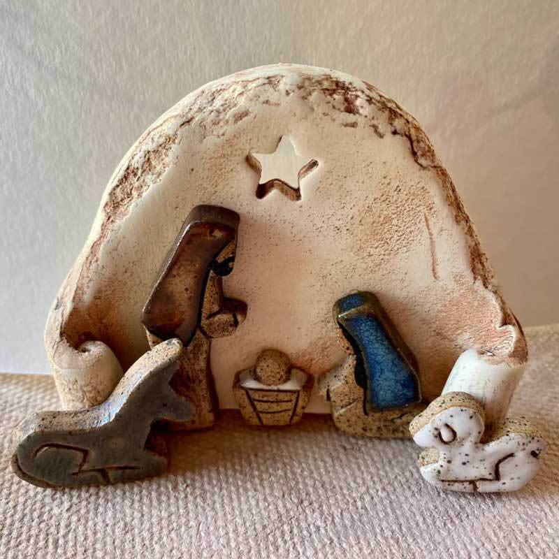 Christiandiscipleshop Classic Style Nativity Scene Star Resin Desktop Decorations Ornament